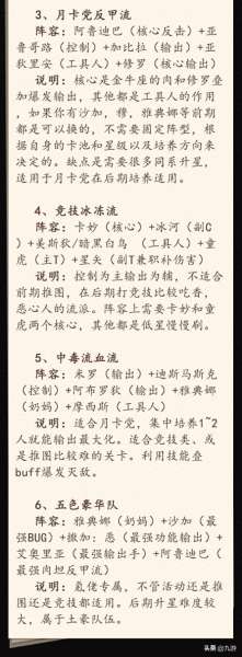 正义传说神龙阵容搭配推荐　正义传说平民最佳阵容-第6张