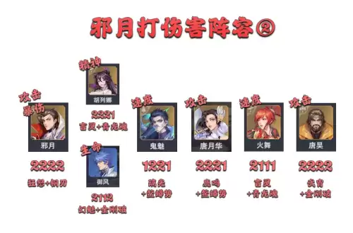 最新暗三悬赏阵容搭配图，世界悬赏高伤害阵容-第4张