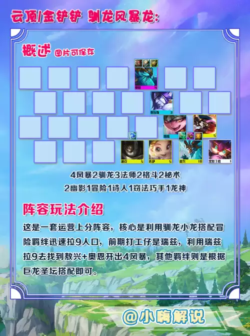 训龙最新阵容搭配表格图片，狂暴龙阵容-第3张