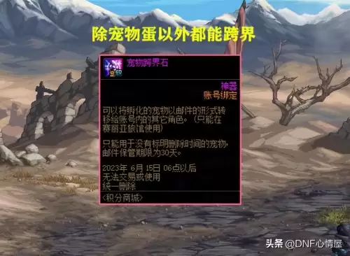 地下城与勇士迷你二觉宠物　DNF免费宠物-第3张
