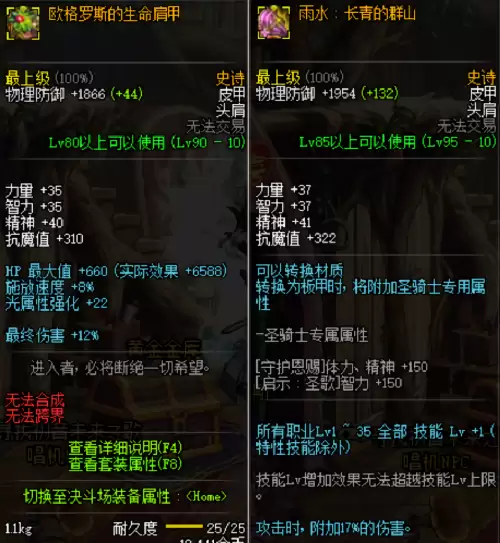 dnf90b皮甲　90b皮甲能升级95重甲么-第4张