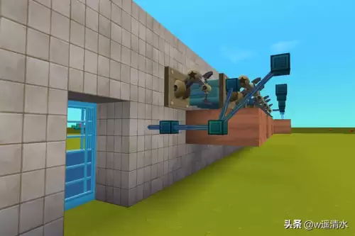 迷你世界怎么做一个防怪门　迷你世界的门怎么制作-第6张