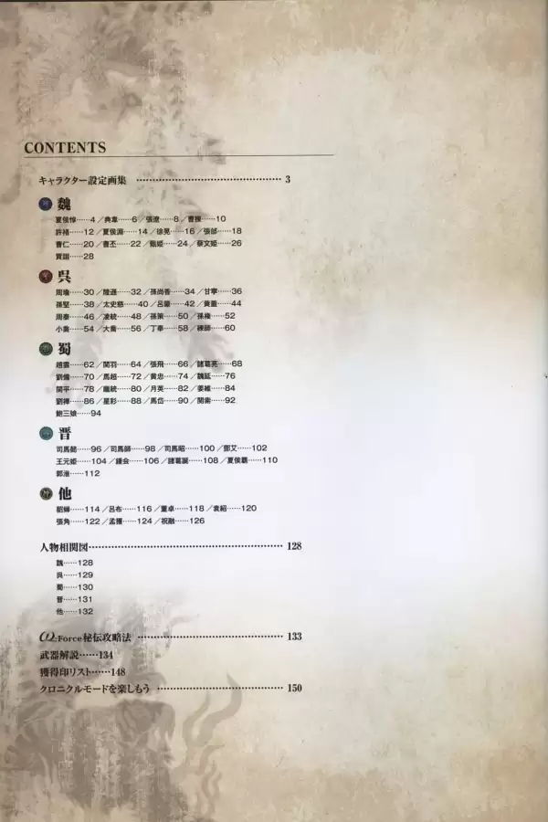 真三国无双6隐藏武将一览表　真三国无双6武将-第1张