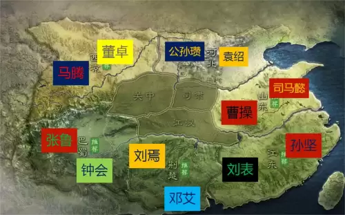三国战略地图全图　三国志战略版地图全图-第1张