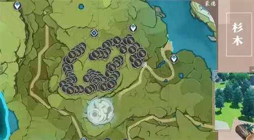 原神鸣神岛枫木在哪　原神鸣神岛木材分布图-第2张