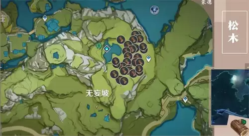 原神鸣神岛枫木在哪　原神鸣神岛木材分布图-第3张