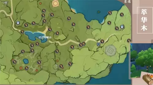 原神鸣神岛枫木在哪　原神鸣神岛木材分布图-第4张