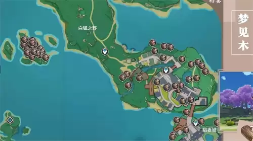 原神鸣神岛枫木在哪　原神鸣神岛木材分布图-第11张