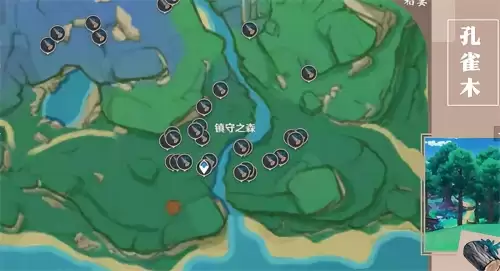 原神鸣神岛枫木在哪　原神鸣神岛木材分布图-第10张