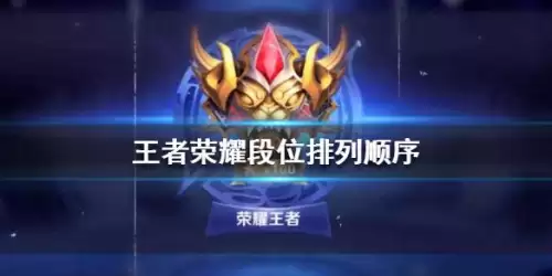 王者荣耀段位详细表图　2024王者荣耀最新段位顺序-第1张