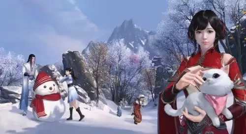 天刀沈孤鸿送什么　天刀手游白雪孤城锦鲤滚雪球-第1张