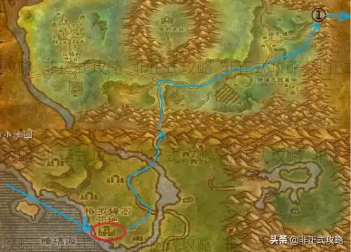 魔兽世界怀旧服暮色森林怎么去悲伤沼泽　魔兽世界尘泥沼泽任务攻略-第1张
