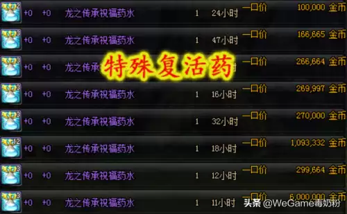 dnf复活药水不卖了　　DNF复活药怎么做-第4张