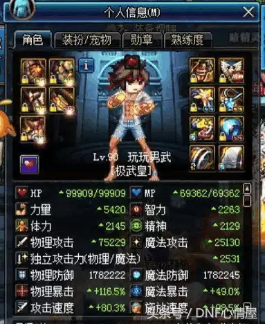 dnf国服第一武极　dnf国服第一武极自恋狂-第3张