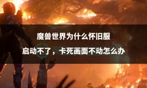 魔兽正式服怎么角色卡死　魔兽世界画面卡住未响应-第1张