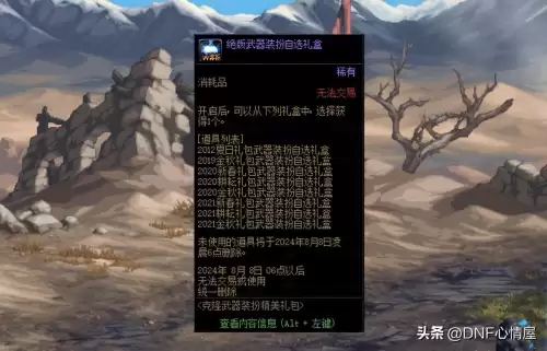 dnf神器装扮外观属性　DNF稀有装扮属性-第3张